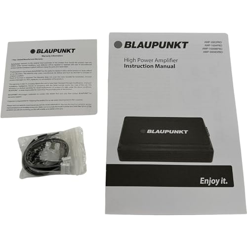 Blaupunkt AMP1604PRO - Car Audio 4/3/2-Channel Full Range 2 Ohm Stable Amp Amplifier 1600 Watts Blaupunkt AMP1604PRO - Car Audio 4/3/2-Channel Full Range 2 Ohm Stable Amp Amplifier 1600 Watts